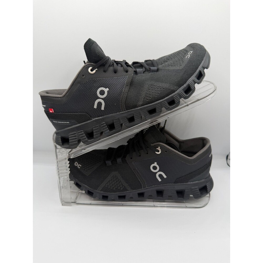 On Running Cloud X 40.99701 Women's Size 7.5 Black Gray Training Running Shoes